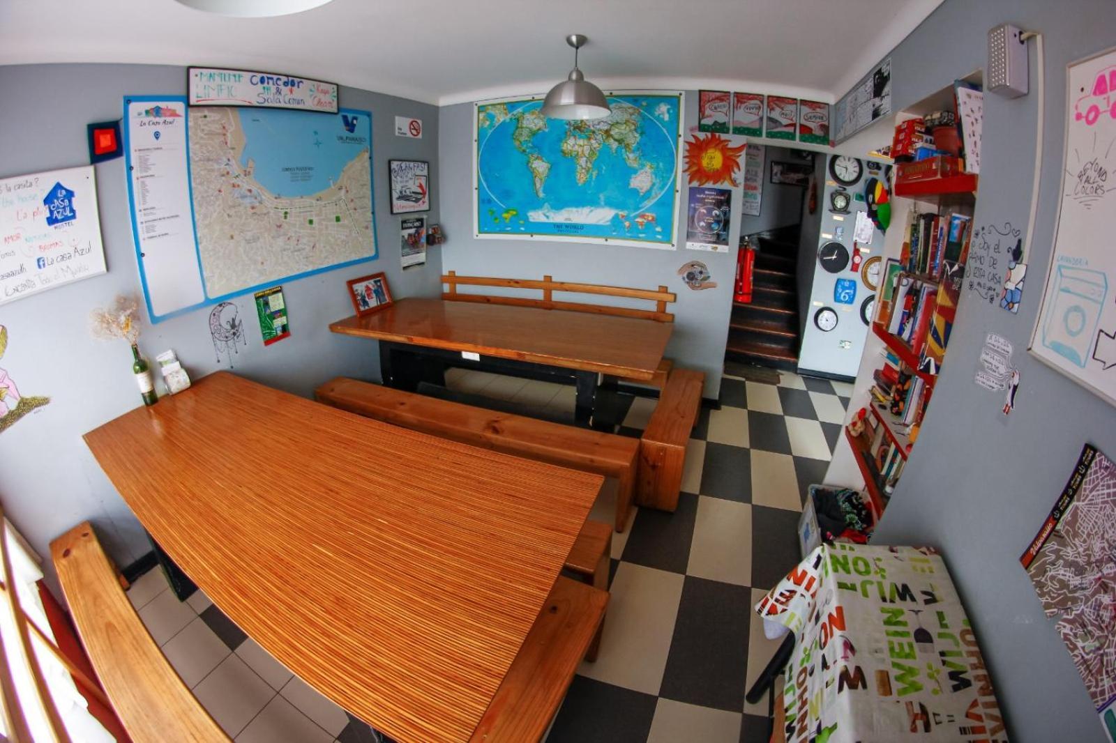 La Casa Azul Hostel Вальпараисо Экстерьер фото