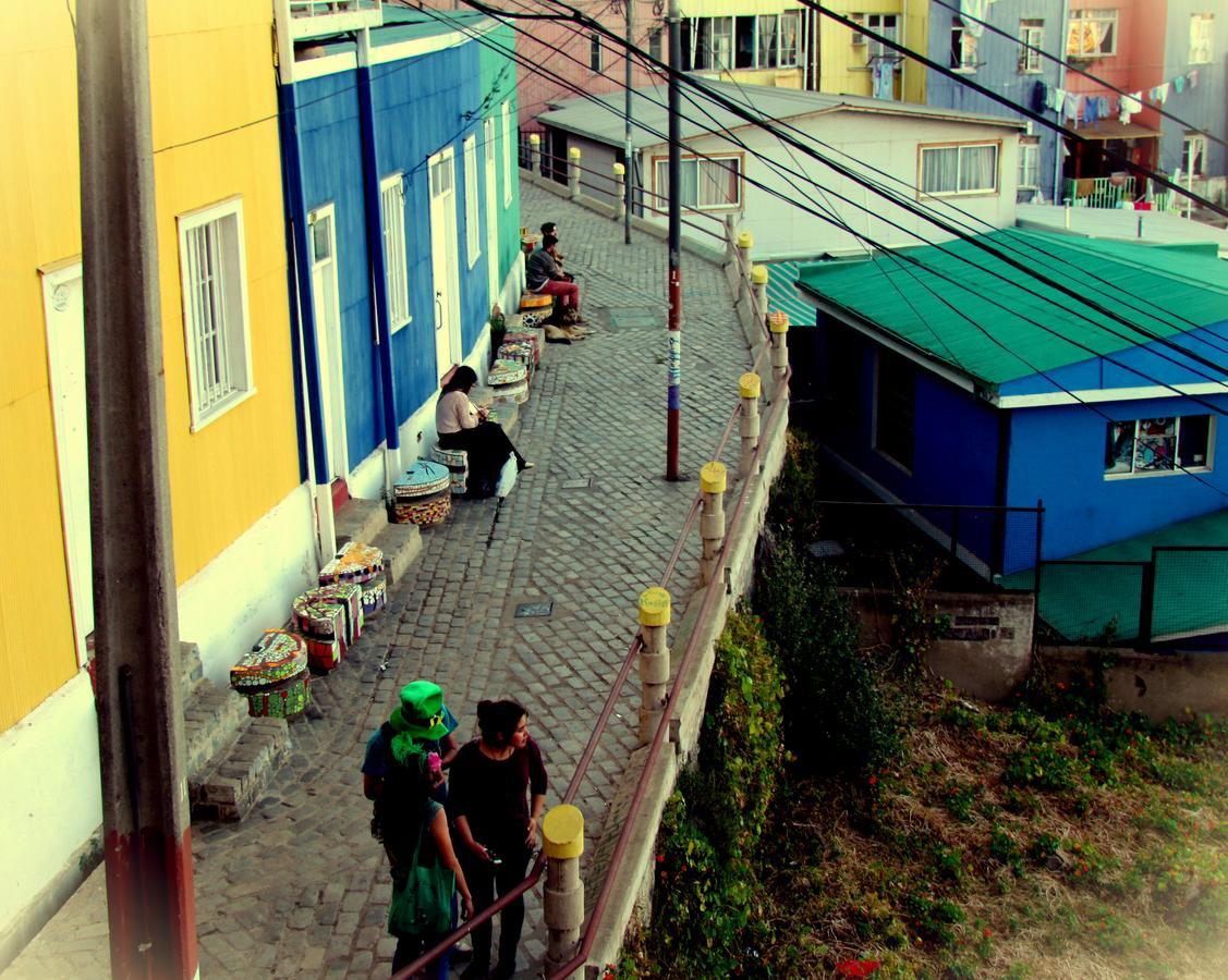 La Casa Azul Hostel Вальпараисо Экстерьер фото